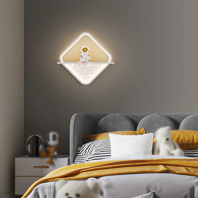 Cartoon LED Wall Mount Light Children Wall Light with Acrylic Shade for Bedroom