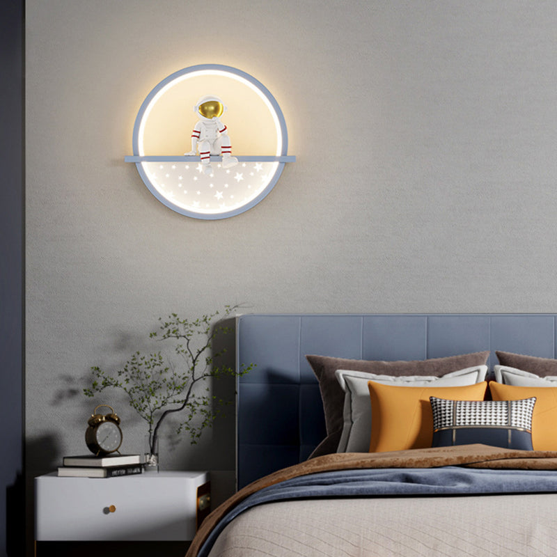 Cartoon LED Wall Mount Light Children Wall Light with Acrylic Shade for Bedroom