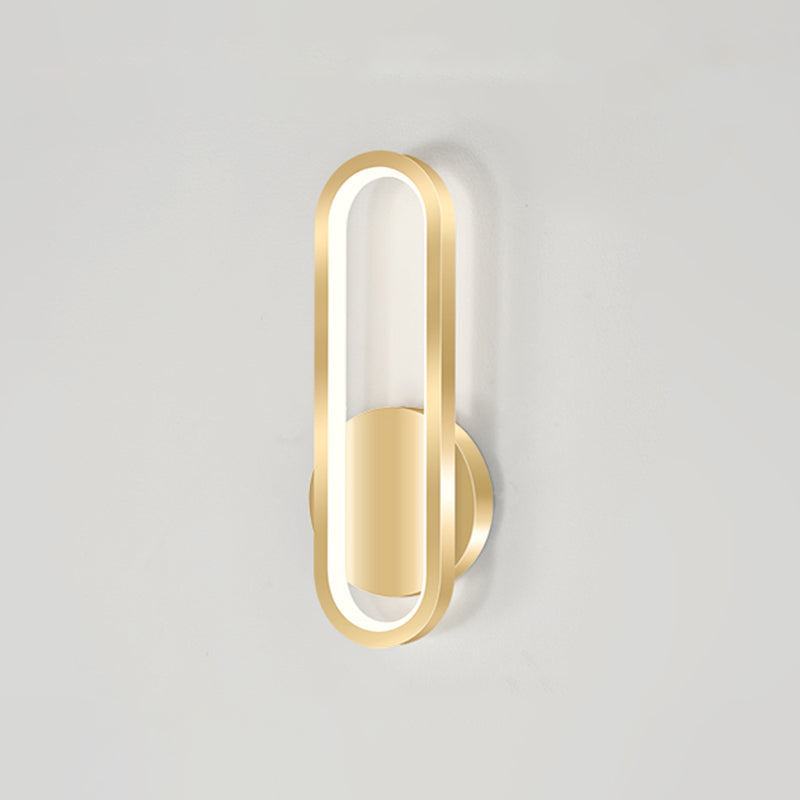 Modern Style Wall Mount Light 1-Light LED Wall Light for Living Room