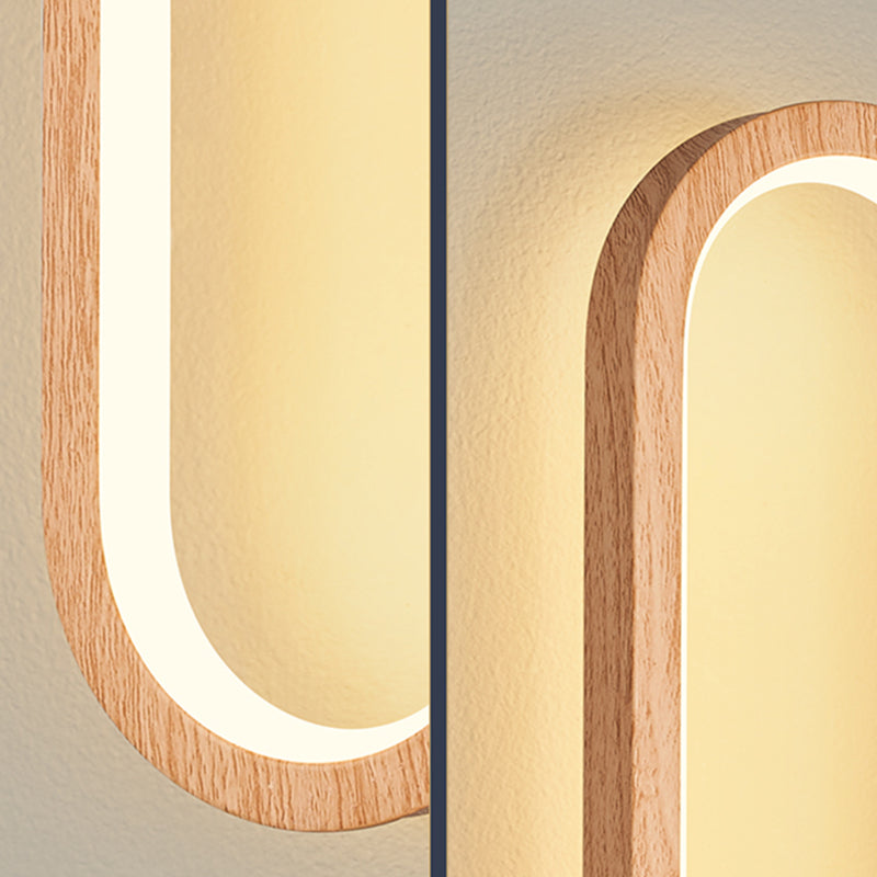 Modern Style Wall Mount Light 1-Light LED Wall Light for Living Room