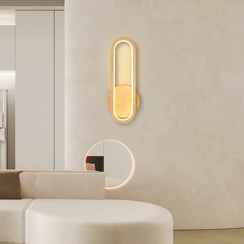 Modern Style Wall Mount Light 1-Light LED Wall Light for Living Room