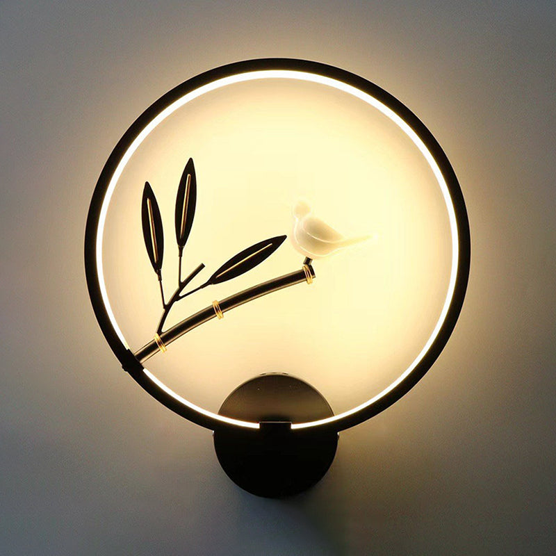 Modern LED Wall Mount Light 1-Light Wall Lamp with Acrylic Shade for Dining Room