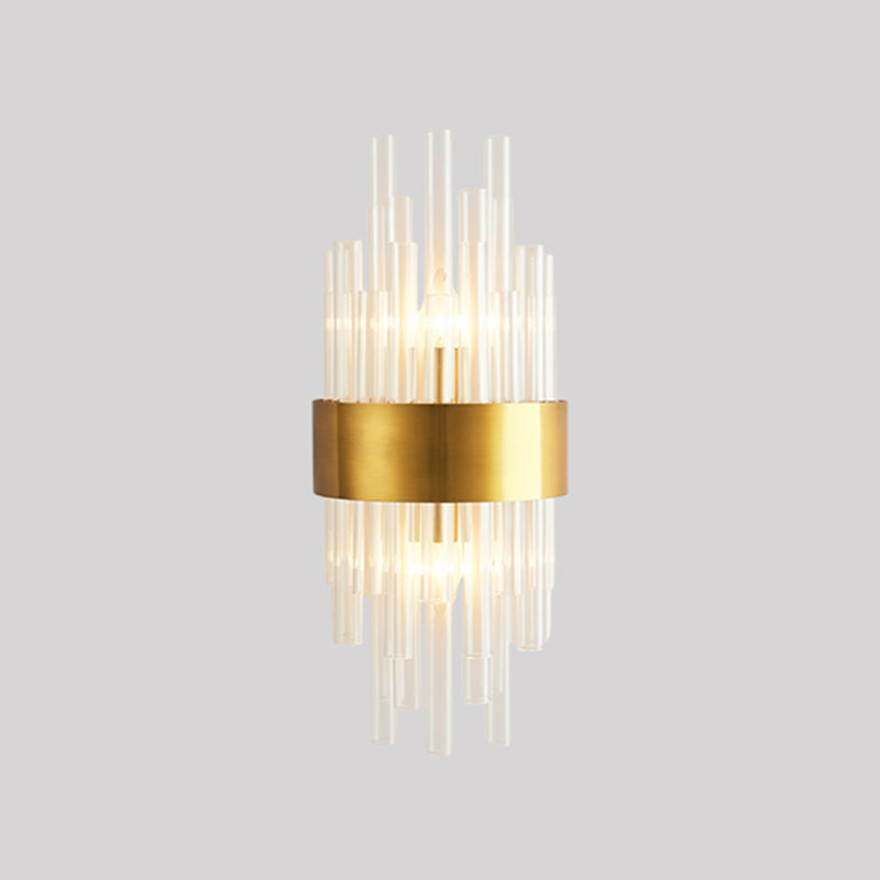 Modern Style Wall Mount Light Simple Wall Lamp with Glass Shade for Dining Room
