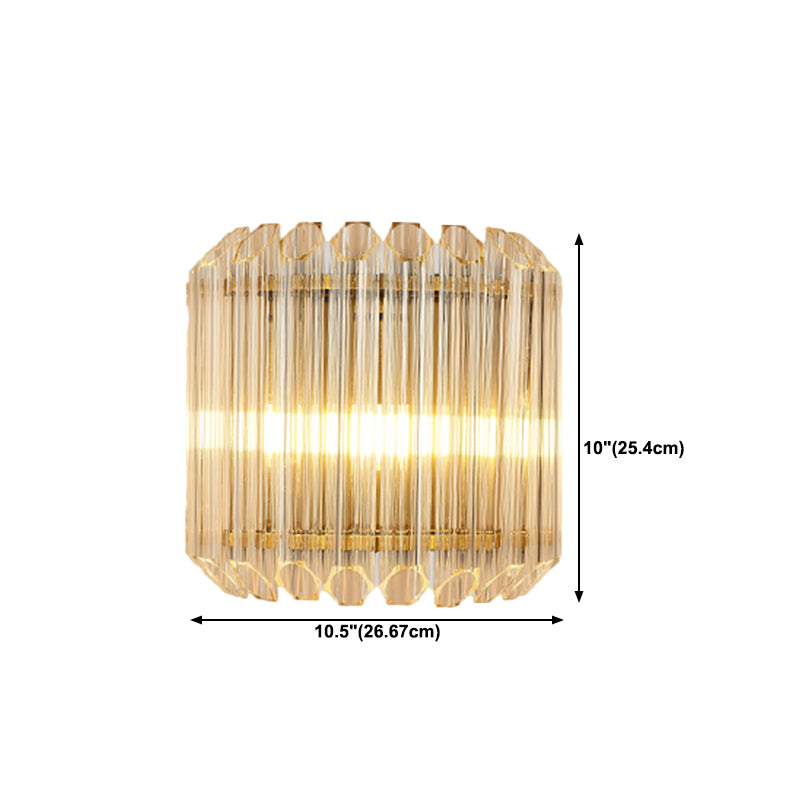 Modern Style Wall Mount Light Simple Wall Lamp with Glass Shade for Dining Room