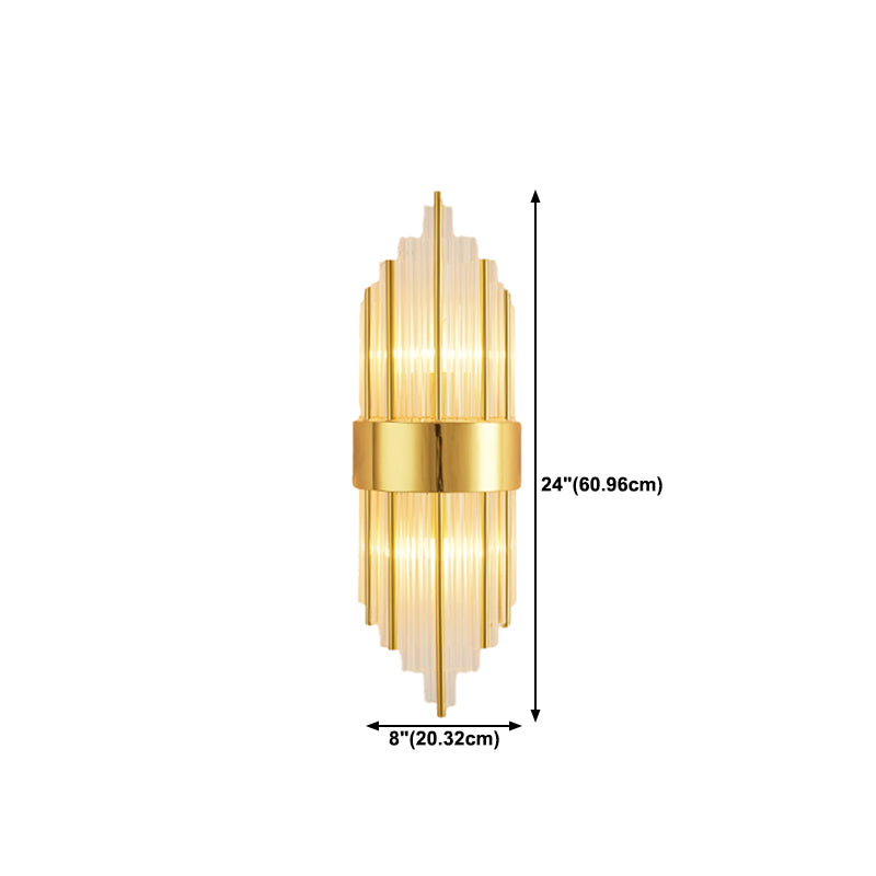 Modern Style Wall Mount Light Simple Wall Lamp with Glass Shade for Dining Room