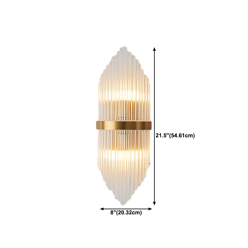 Modern Style Wall Mount Light Simple Wall Lamp with Glass Shade for Dining Room