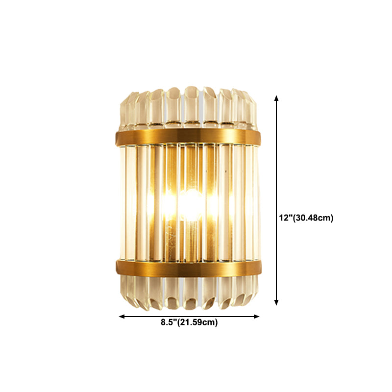 Modern Style Wall Mount Light Simple Wall Lamp with Glass Shade for Dining Room