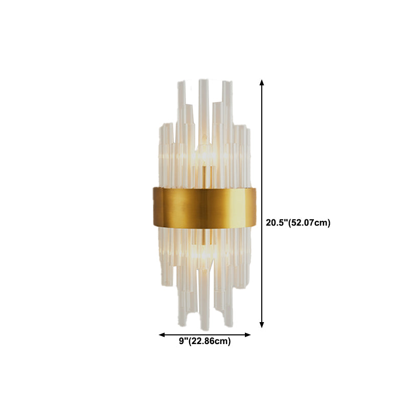 Modern Style Wall Mount Light Simple Wall Lamp with Glass Shade for Dining Room
