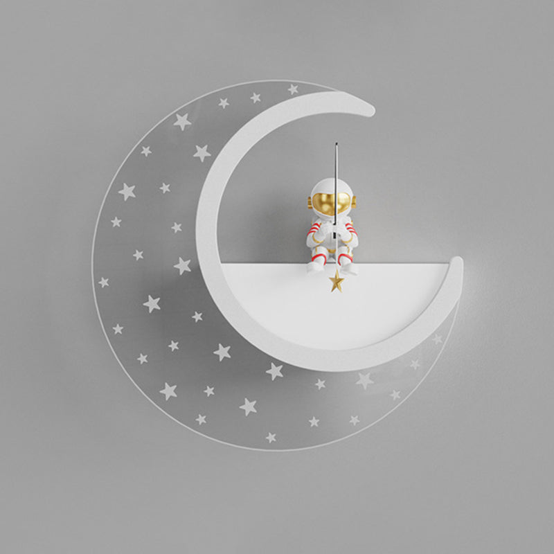 Children Wall Mount Light LED Resin Wall Light with Acrylic Shade for Kid's Room
