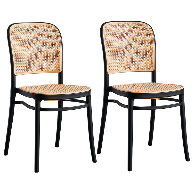 Modern Backrest Armless Counter Stool Plastic Hight Stool for Coffee Shop