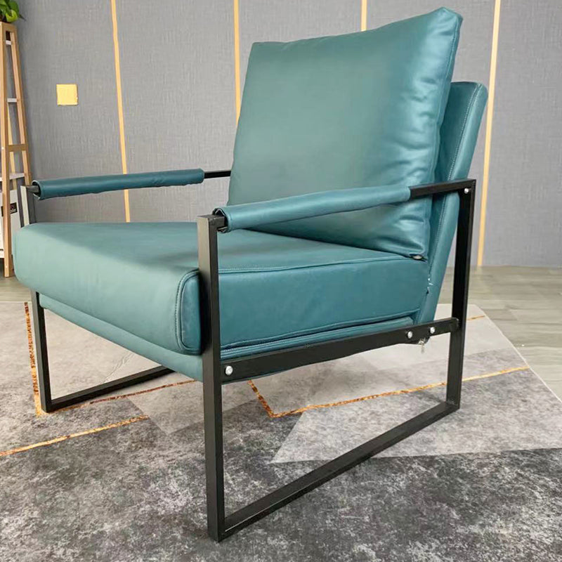 Arms Included Accent Armchair with Loose Back, 31.50" W √ó 27.56" L √ó 35.43" H