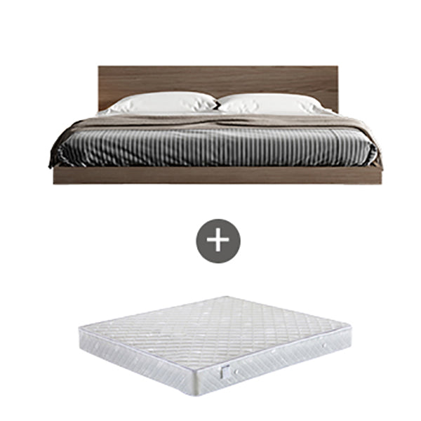 Wood Wire-Grid Platform Bed Frame,78.74" Bed Frame without Feet