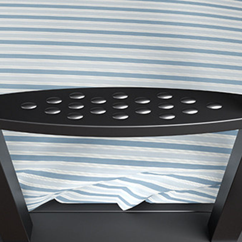 Contemporary Iron Bunk Bed with Metal Legs and Open-Frame 70.87" High