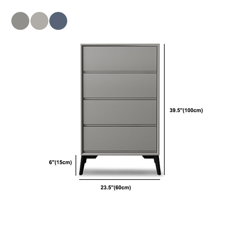 15.74" Wide Contemporary Accent Chest 4/8 Soft Close Drawers