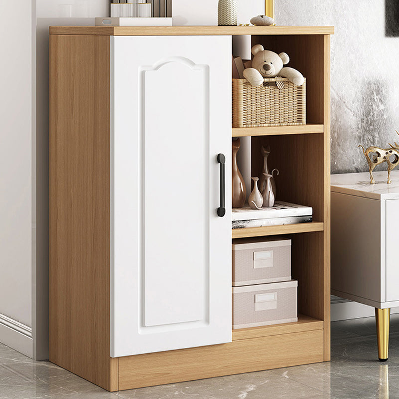 Contemporary Rectangle Standard Matte Finish Wood Knobs Chest