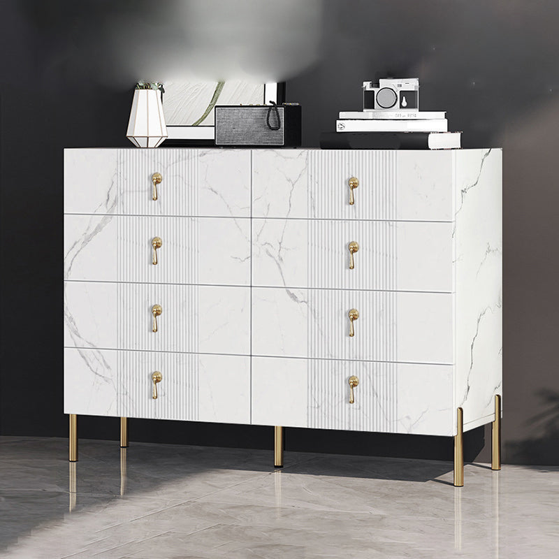 Modern Slate Storage Chest Vertical Dresser with Multi Drawers