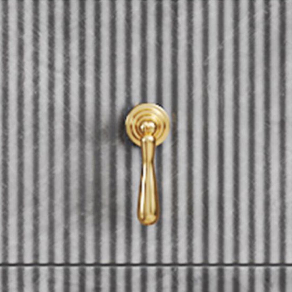 Modern Slate Storage Chest Vertical Dresser with Multi Drawers