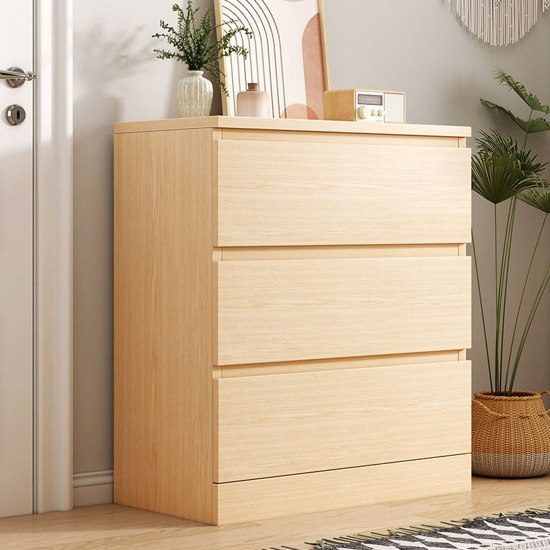 Modern Style Storage Chest Vertical Wooden Dresser with Drawers