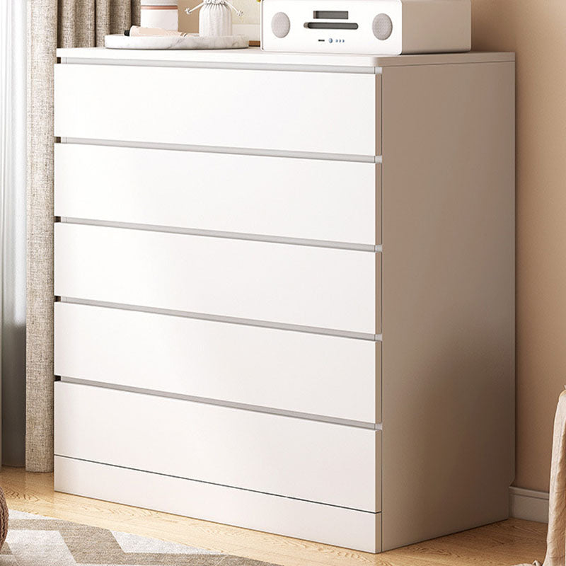 Modern Style Storage Chest Vertical Wooden Dresser with Drawers