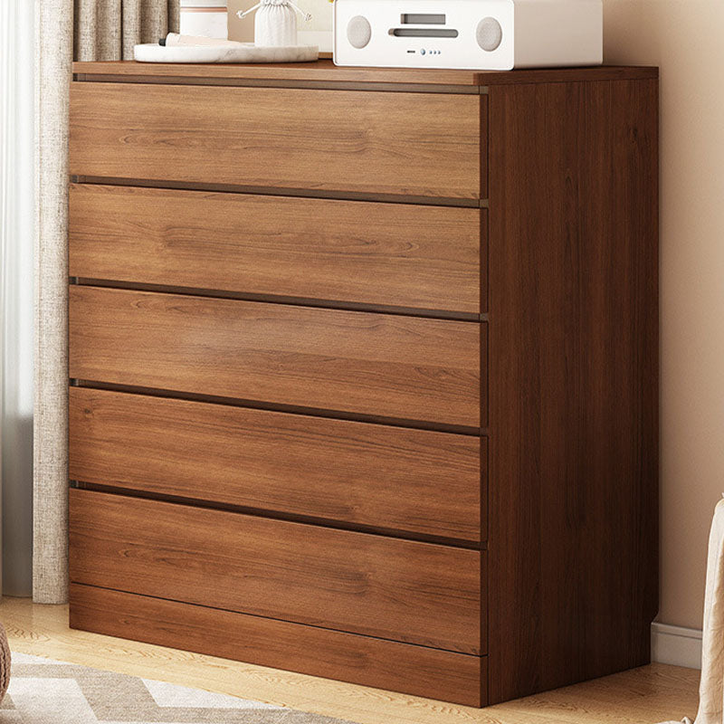 Modern Style Storage Chest Vertical Wooden Dresser with Drawers
