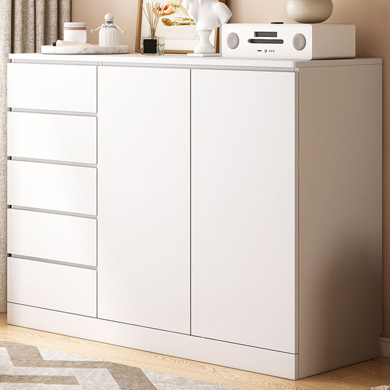 Modern Style Storage Chest Vertical Wooden Dresser with Drawers