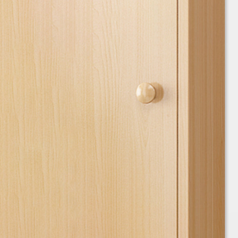 Modern Engineer Wood Bookshelf Closed Back Bookcase with Door for Home Office