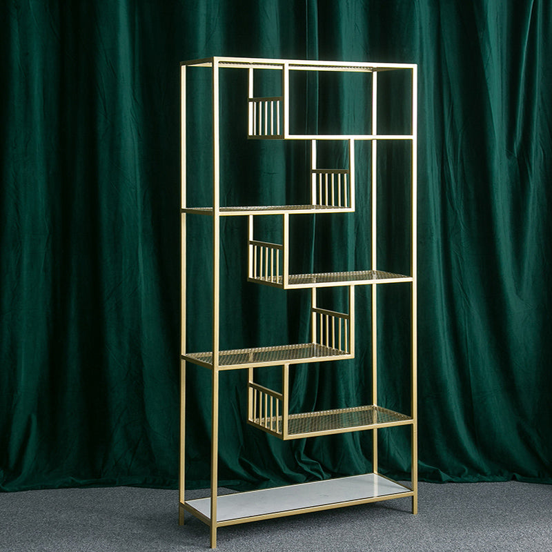 Etagere Modern Style Bookcase Metal Bookshelf for Home Office