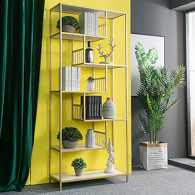 Etagere Modern Style Bookcase Metal Bookshelf for Home Office