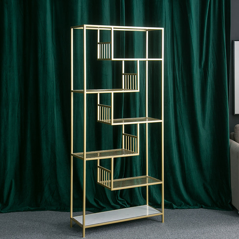 Etagere Modern Style Bookcase Metal Bookshelf for Home Office