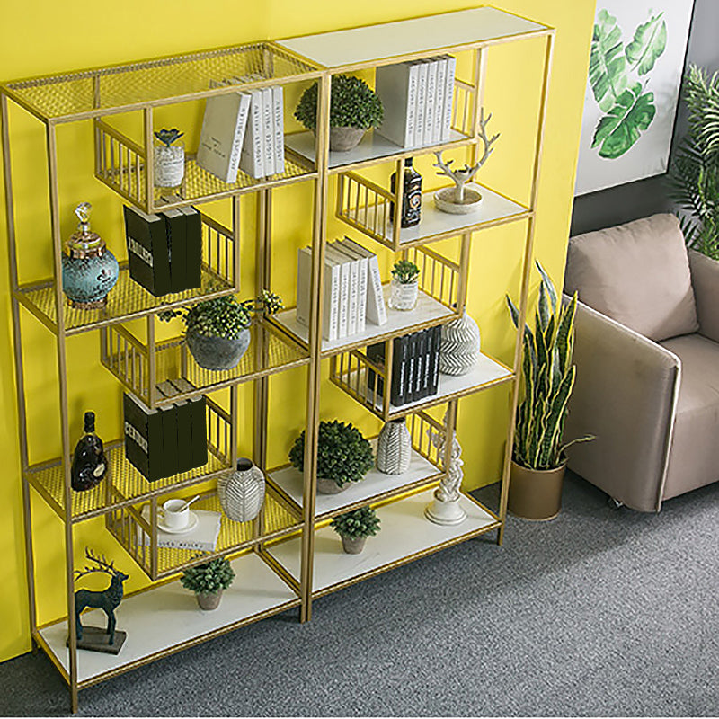 Etagere Modern Style Bookcase Metal Bookshelf for Home Office