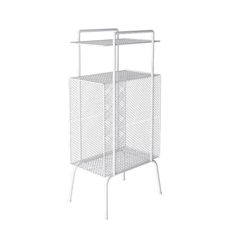 27.5"H Contemporary Style Bookcase Metal Open Back Bookshelf for Home