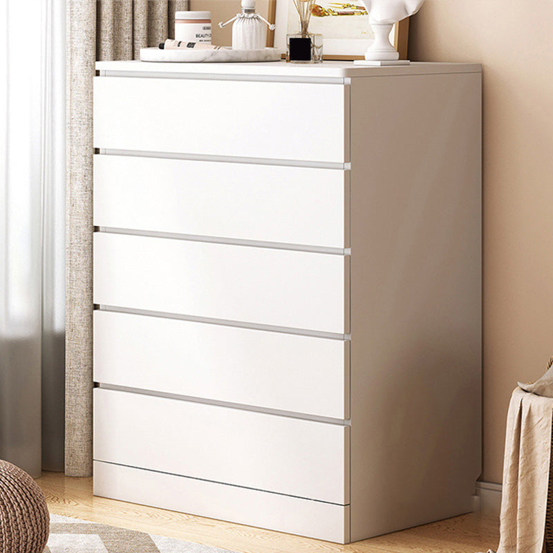 16" W Wooden Chest Modern Style Storage Chest Dresser with Drawers and Doors