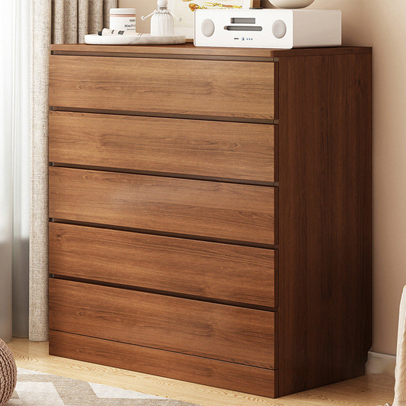 16" W Wooden Chest Modern Style Storage Chest Dresser with Drawers and Doors