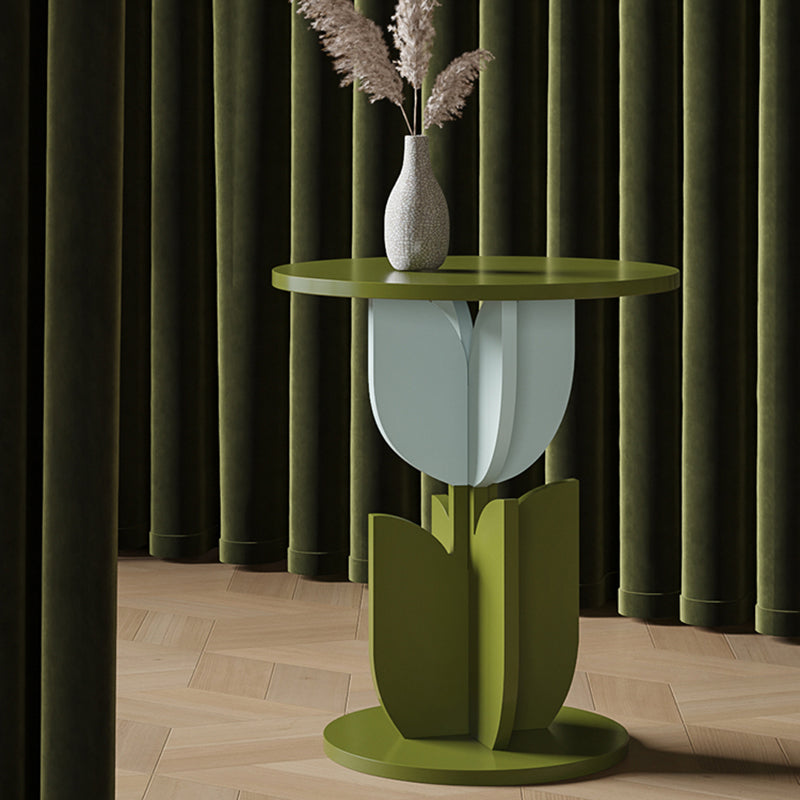 Nordic Round/Geometric Coffee Table Wooden Coffee or End Table