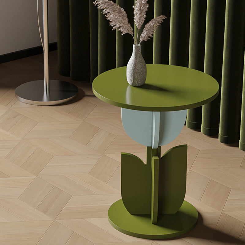 Nordic Round/Geometric Coffee Table Wooden Coffee or End Table