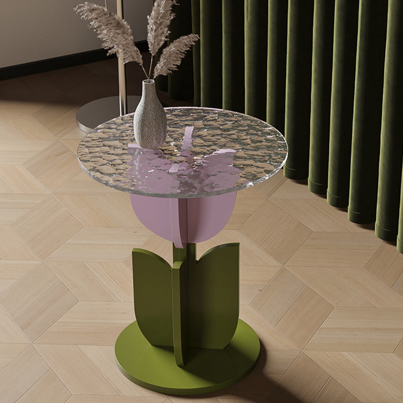 Nordic Round/Geometric Coffee Table Wooden Coffee or End Table