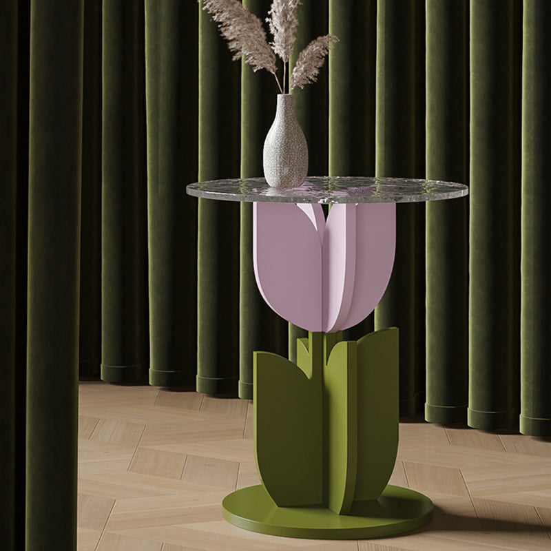 Nordic Round/Geometric Coffee Table Wooden Coffee or End Table