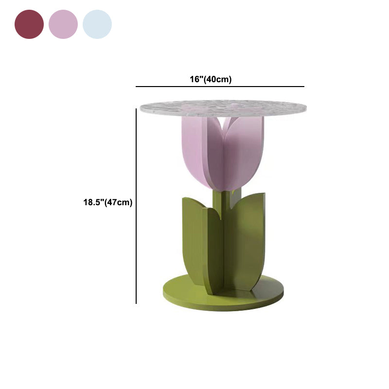 Nordic Round/Geometric Coffee Table Wooden Coffee or End Table