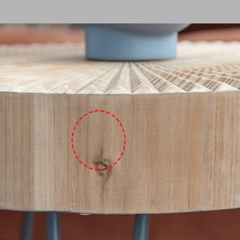 Scandinavian 1 Single Coffee Table Solid Wood Cocktail Table