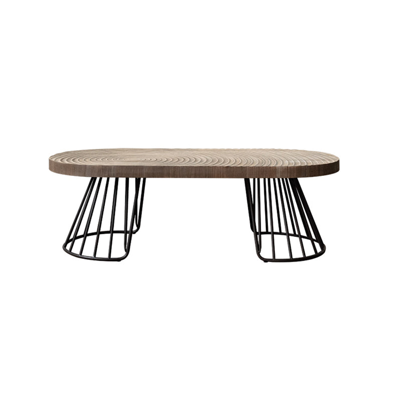 Scandinavian 1 Single Coffee Table Solid Wood Cocktail Table