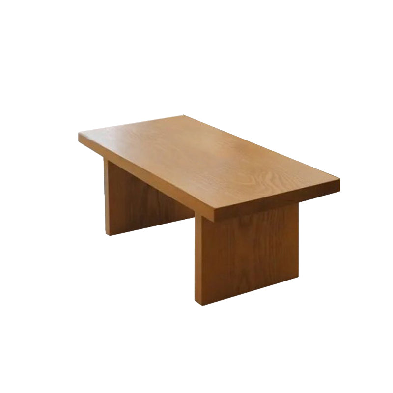 North European Sled Coffee Cocktail Table Wood Coffee or End Table