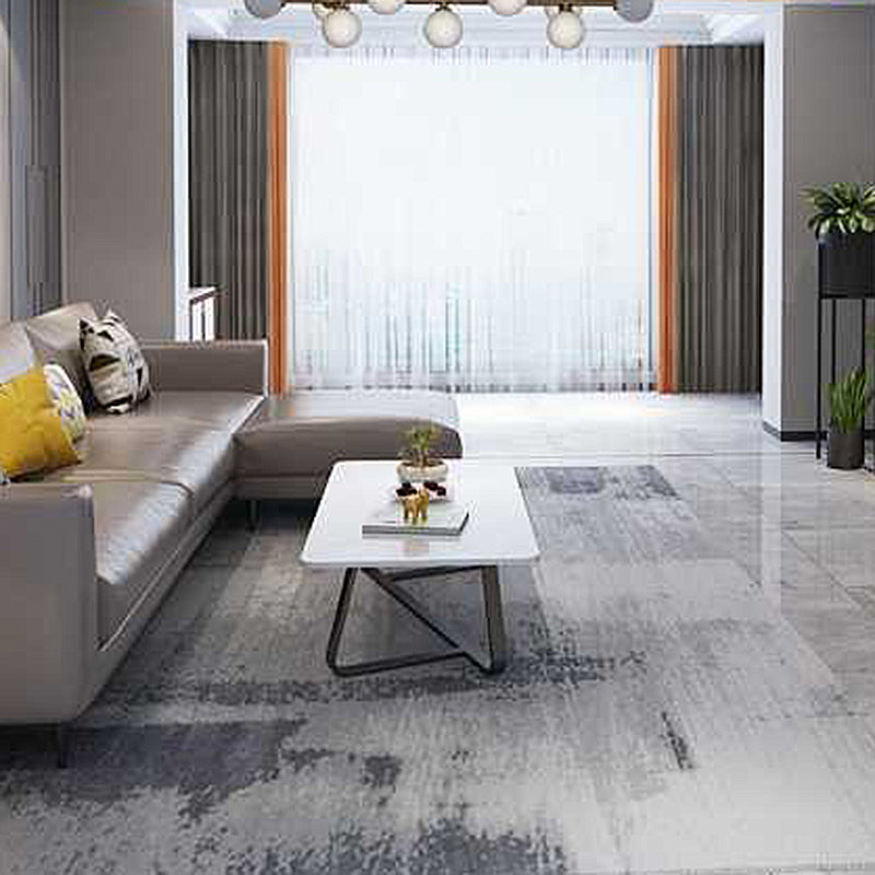 Cross Legs Stone Top Cocktail Table, 15.75" H Rectangular Coffee Table