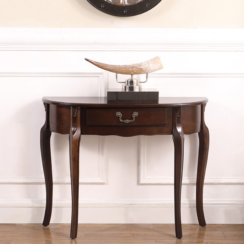 Mid-Century Modern 4 Legs Console Table with Storage for Hall