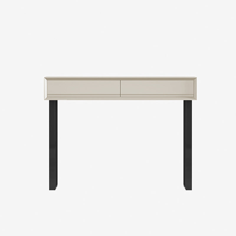 Modern Grey/Beige Vanity Tables Wood and Metal Vanity Makeup Table Set