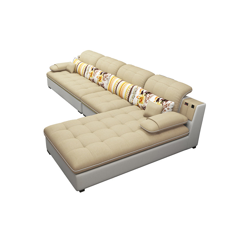 Pillow Top Arm L-Shape Right Hand Facing Sofa Furniture Sectionals