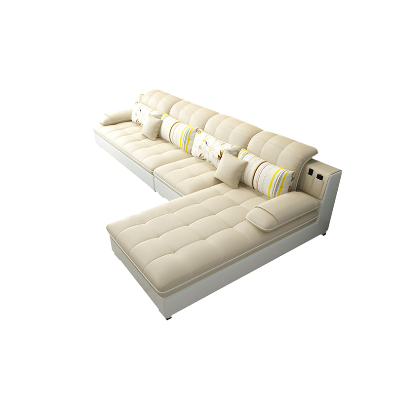 Pillow Top Arm L-Shape Right Hand Facing Sofa Furniture Sectionals