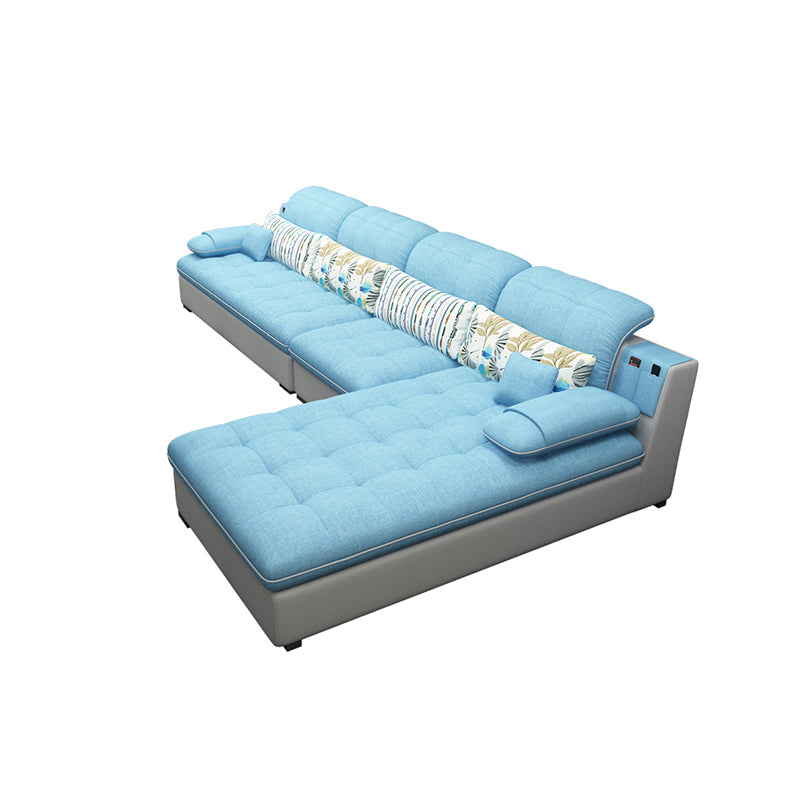 Pillow Top Arm L-Shape Right Hand Facing Sofa Furniture Sectionals