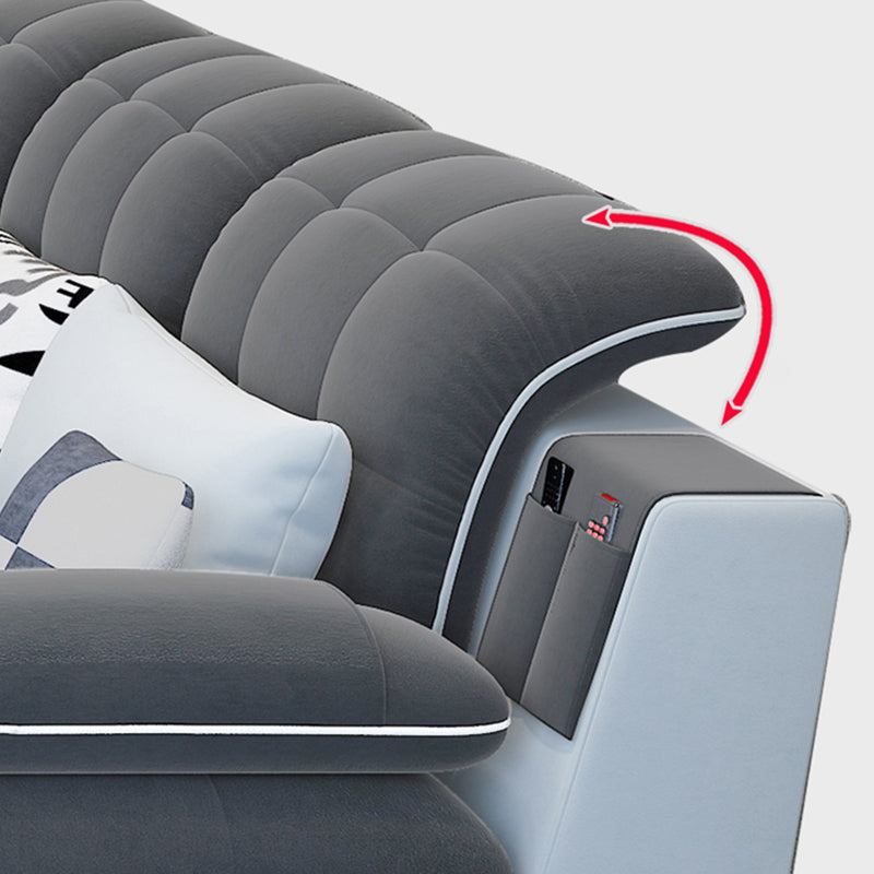 Pillow Top Arm L-Shape Right Hand Facing Sofa Furniture Sectionals