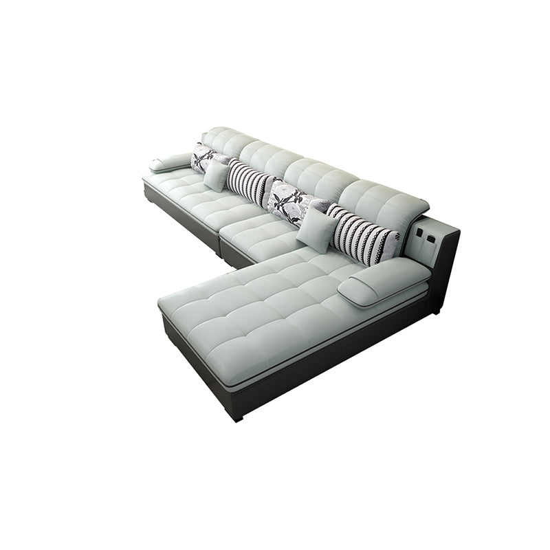 Pillow Top Arm L-Shape Right Hand Facing Sofa Furniture Sectionals