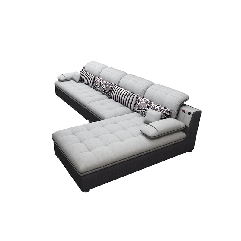 Pillow Top Arm L-Shape Right Hand Facing Sofa Furniture Sectionals